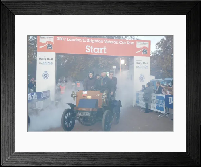 Framed Print : 1900 Georges Richard on 2007 London to Brighton Run Framed Print : 1900 Georges Richard on 2007 London to Brighton Run