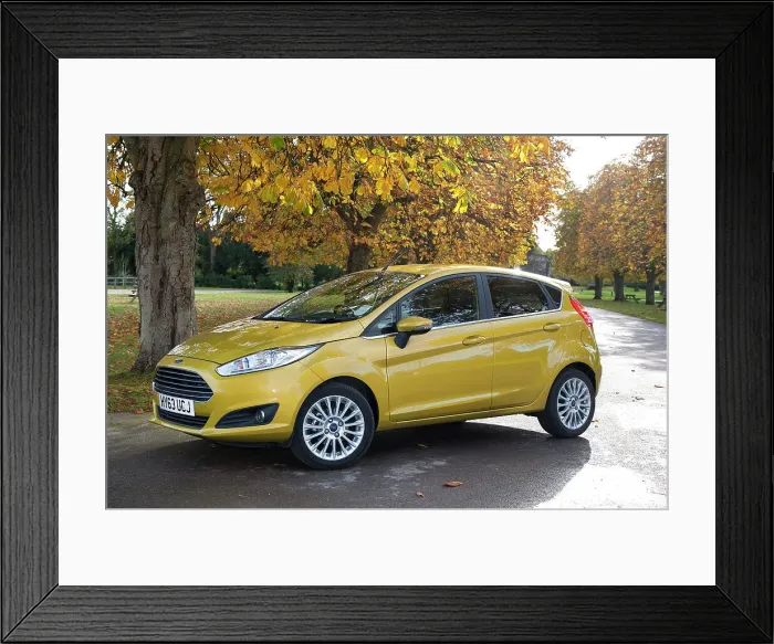 Framed Print : 2013 Ford Fiesta Econetic Framed Print : 2013 Ford Fiesta Econetic