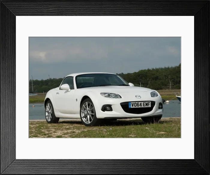 Framed Print : 2014 Mazda MX5 Roadster Coupe Framed Print : 2014 Mazda MX5 Roadster Coupe