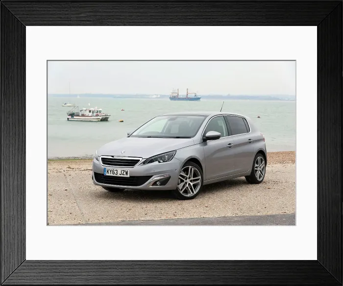Framed Print : 2014 Peugeot 308 THP 156 Feline Framed Print : 2014 Peugeot 308 THP 156 Feline