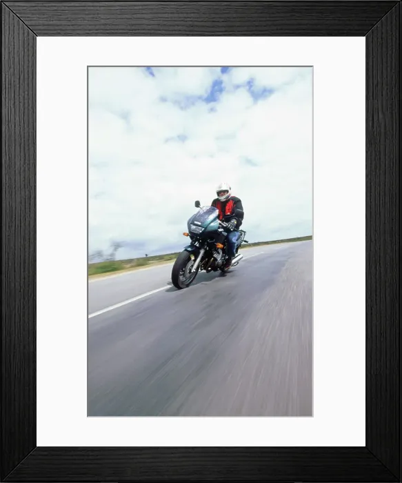 Framed Print : 2000 Yamaha XJ 600s Diversion motorcycle