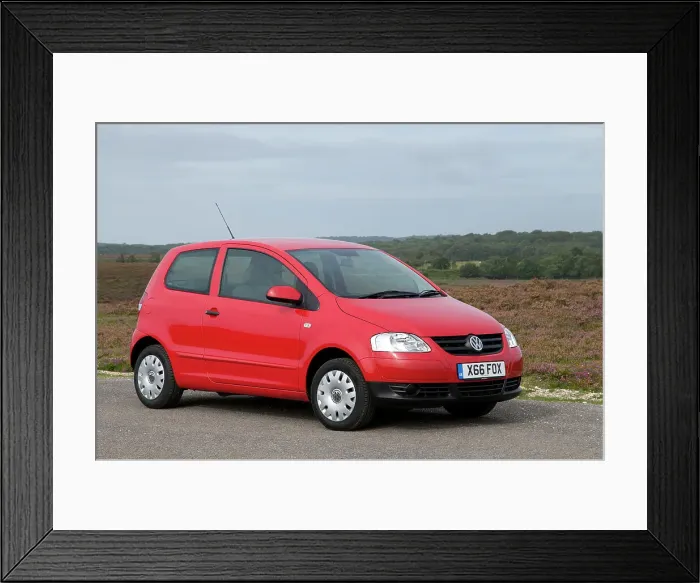 Framed Print : 2011 Volkswagen Fox Urban Framed Print : 2011 Volkswagen Fox Urban