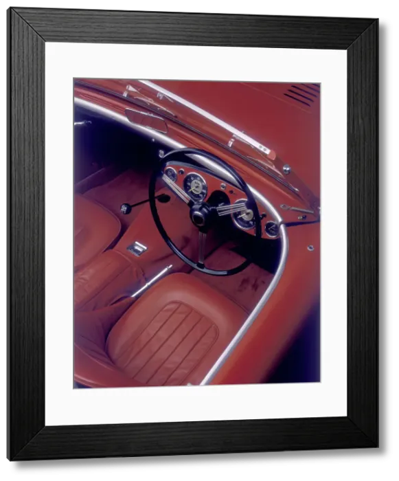 Framed Print : 1956 Austin Healey 100-BN2 Framed Print : 1956 Austin Healey 100-BN2