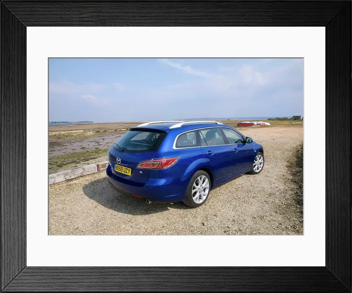 Framed Print : 2010 Mazda 6 SL Estate Framed Print : 2010 Mazda 6 SL Estate