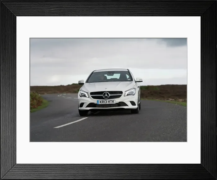 Framed Print : 2013 Mercedes Benz CLA 180 Sport Framed Print : 2013 Mercedes Benz CLA 180 Sport