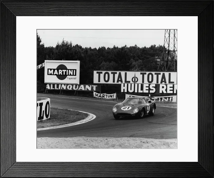 Framed Print : 1965 Le Mans winning Ferrari 250 LM of Jochen Rindt and Masten Gregory Framed Print : 1965 Le Mans winning Ferrari 250 LM of Jochen Rindt and Masten Gregory