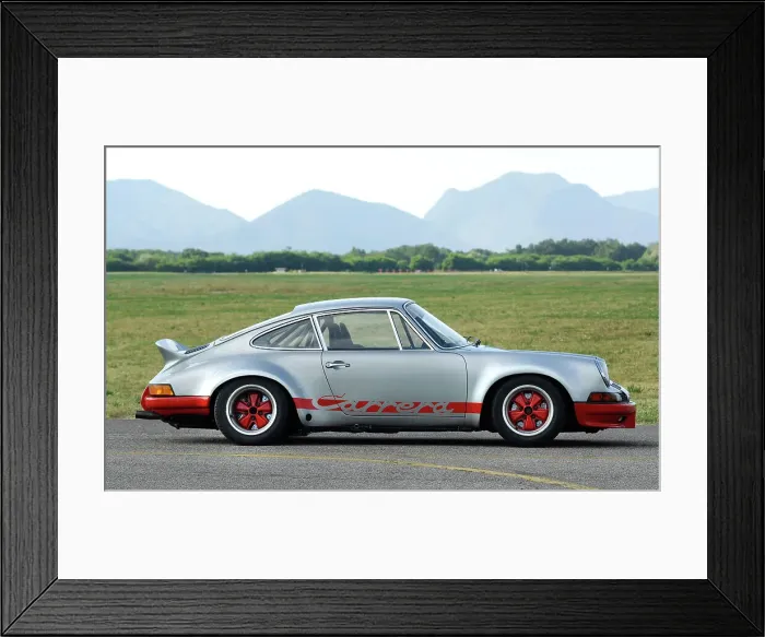 Framed Print : 1973 Porsche 911 Carrera 2.8 RSR Framed Print : 1973 Porsche 911 Carrera 2.8 RSR