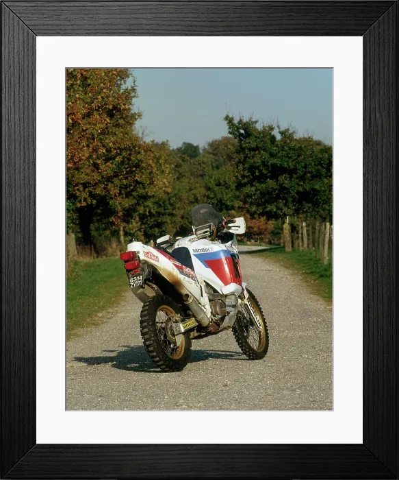 Framed Print : 1991 Honda 750 Africa Twin Framed Print : 1991 Honda 750 Africa Twin