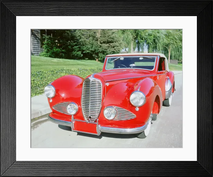 Framed Print : 1947 Delahaye 135m Vanden Plas Framed Print : 1947 Delahaye 135m Vanden Plas
