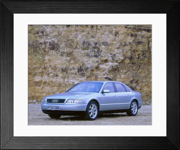 Framed Print : 1996 Audi A8 Quattro Framed Print : 1996 Audi A8 Quattro