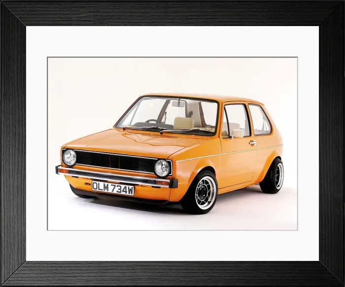 Framed Print : 1980 VW Golf MK1 Framed Print : 1980 VW Golf MK1