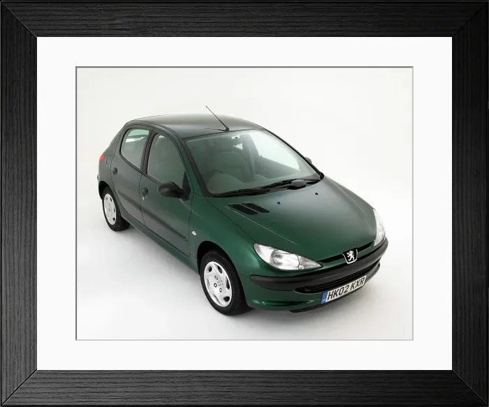 Framed Print : 2002 Peugeot 206 Hdi Framed Print : 2002 Peugeot 206 Hdi