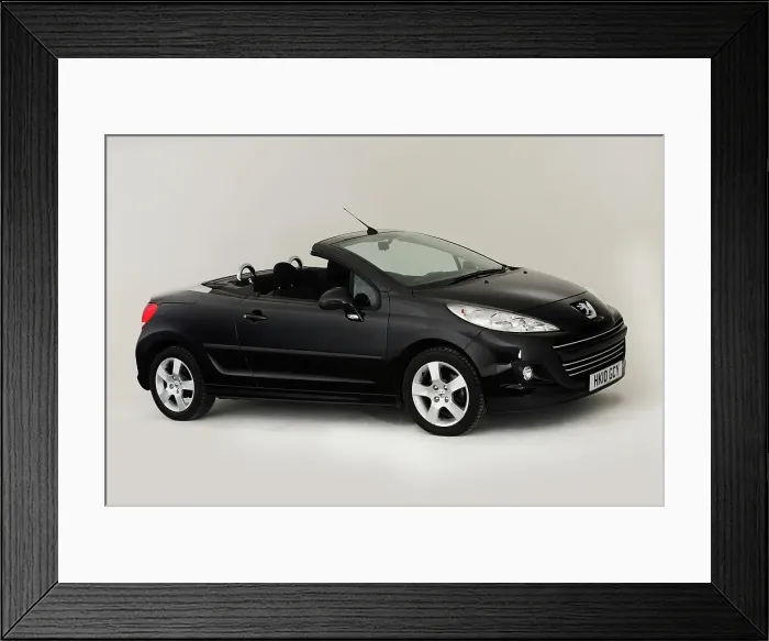 Framed Print : 2010 Peugeot 207CC Framed Print : 2010 Peugeot 207CC