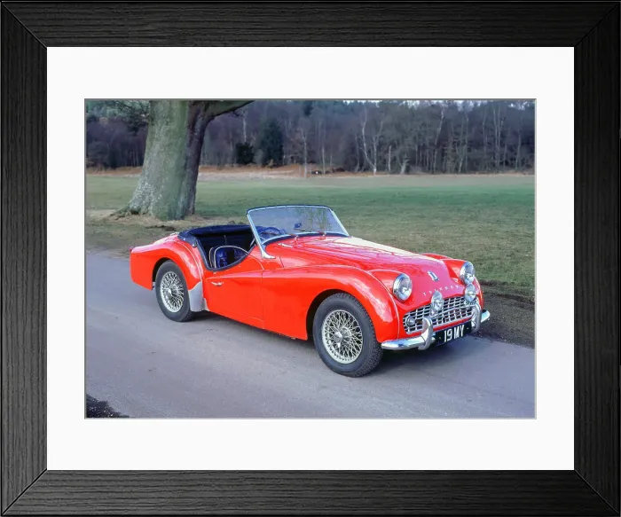 Framed Print : 1959Triumph TR3A Framed Print : 1959Triumph TR3A