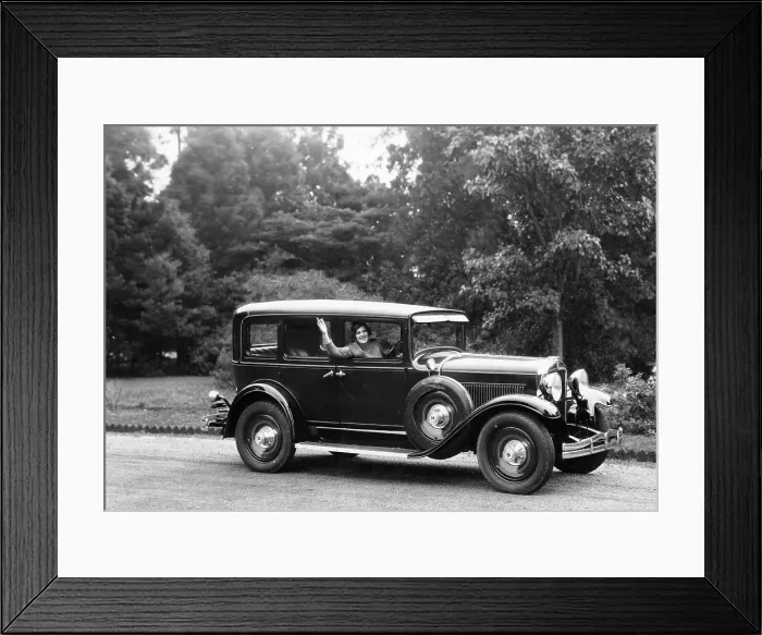 Framed Print : Hupmobile car, (c1925-c1935?) Framed Print : Hupmobile car, (c1925-c1935?)