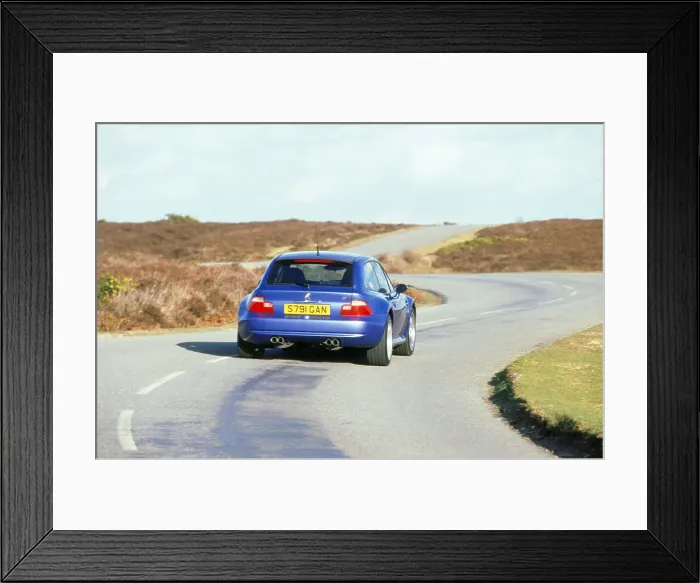 Framed Print : 1998 BMW Z3 coupe Framed Print : 1998 BMW Z3 coupe