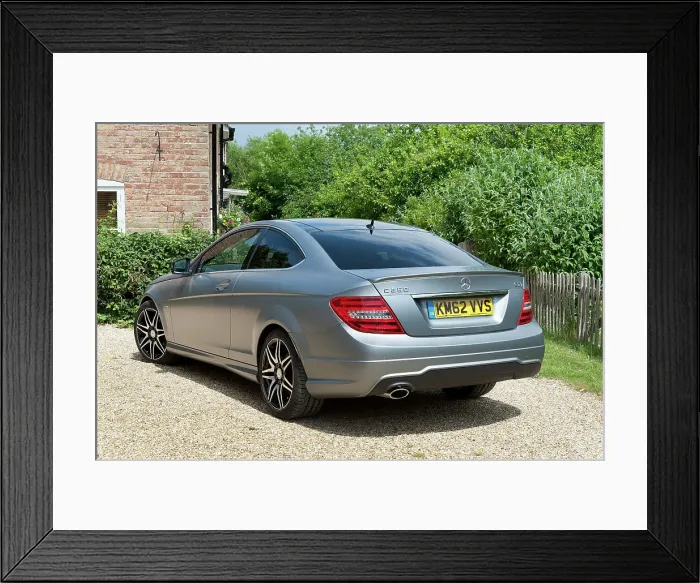 Framed Print : 2013 Mercedes Benz C250 Cdi Coupe AMG Sport Framed Print : 2013 Mercedes Benz C250 Cdi Coupe AMG Sport