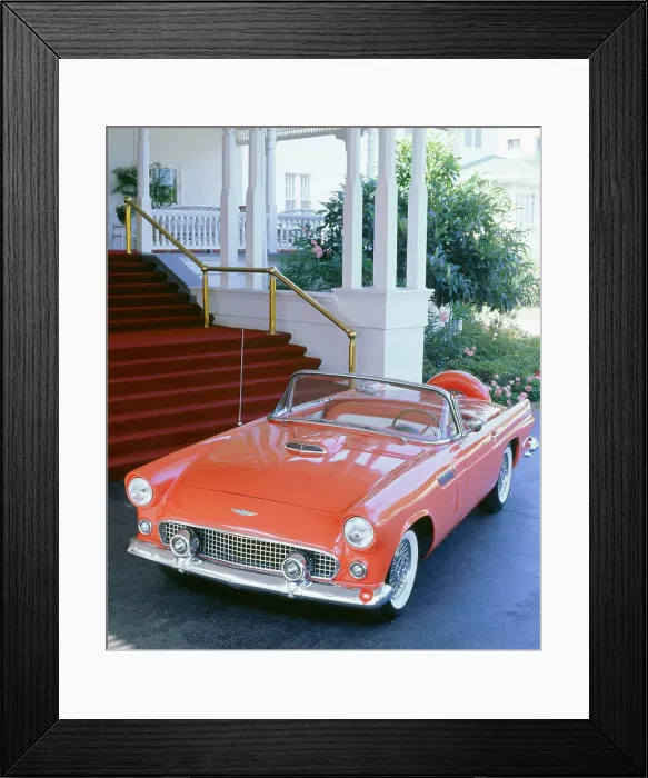 Framed Print : 1956 Ford Thunderbird