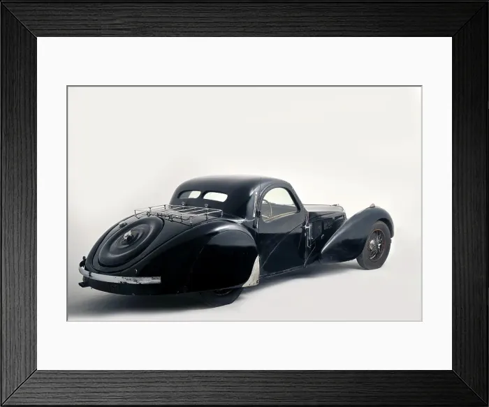 Framed Print : Bugatti type 57S 1937. Artist: Simon Clay