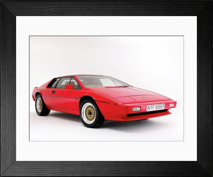 Framed Print : 1982 Lotus Esprit Framed Print : 1982 Lotus Esprit