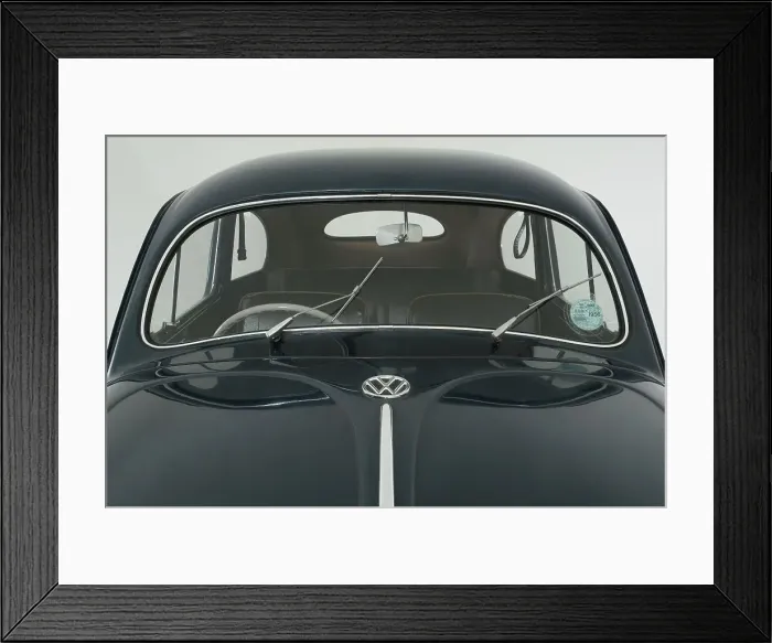 Framed Print : 1953 Volkswagen Beetle Export