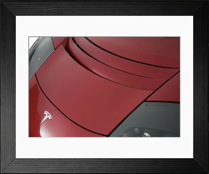 Framed Print : 2010 Tesla Roadster Framed Print : 2010 Tesla Roadster