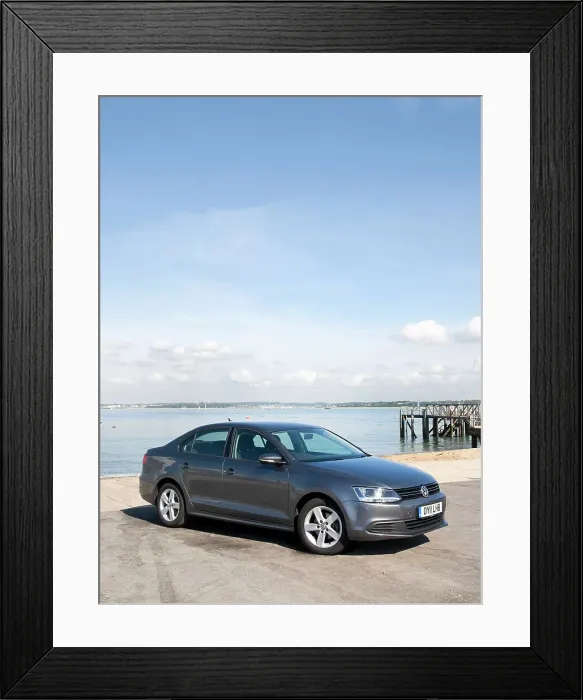 Framed Print : 2011 Volkswagen Jetta SE 1.6 Tdi Framed Print : 2011 Volkswagen Jetta SE 1.6 Tdi