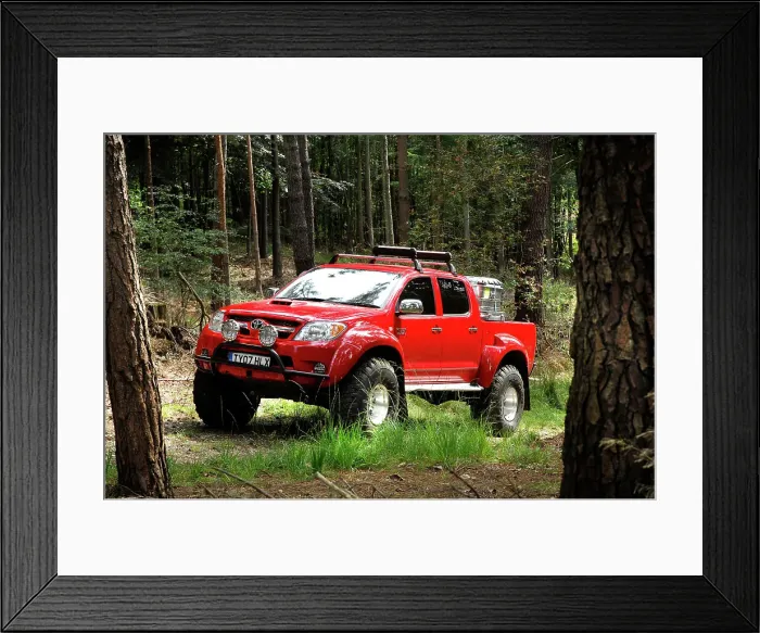 Framed Print : 2007 Toyota HiLux Arctic Explorer Framed Print : 2007 Toyota HiLux Arctic Explorer