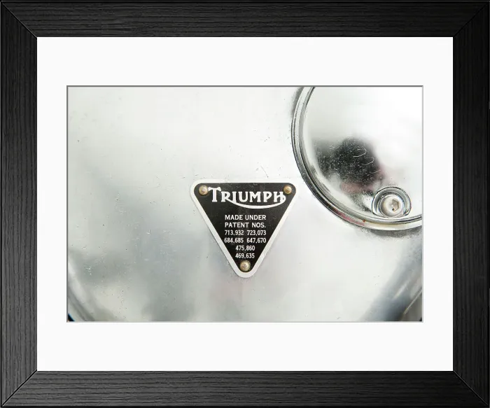 Framed Print : 1977 Triumph Bonneville 750 Jubilee Framed Print : 1977 Triumph Bonneville 750 Jubilee