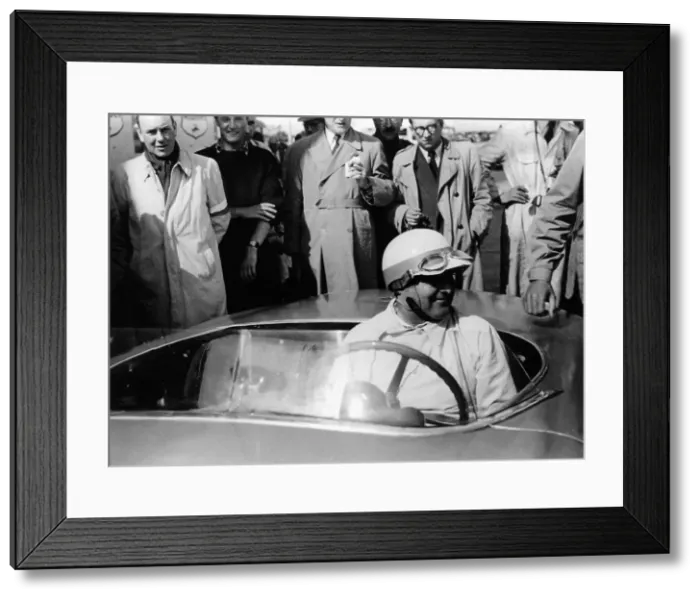 Framed Print : Hermann Lang in a Mercedes Benz 300 SL, Nurburgring 1000km, 1952 Framed Print : Hermann Lang in a Mercedes Benz 300 SL, Nurburgring 1000km, 1952