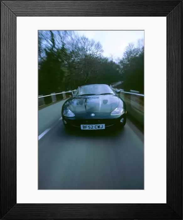 Framed Print : 2002 Jaguar XKR coupe Framed Print : 2002 Jaguar XKR coupe
