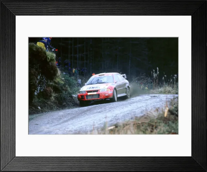 Framed Print : Mitsubishi Lancer Evo, T.Makinen 1999 network q Framed Print : Mitsubishi Lancer Evo, T.Makinen 1999 network q