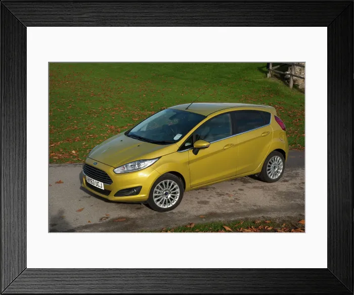 Framed Print : 2013 Ford Fiesta Econetic