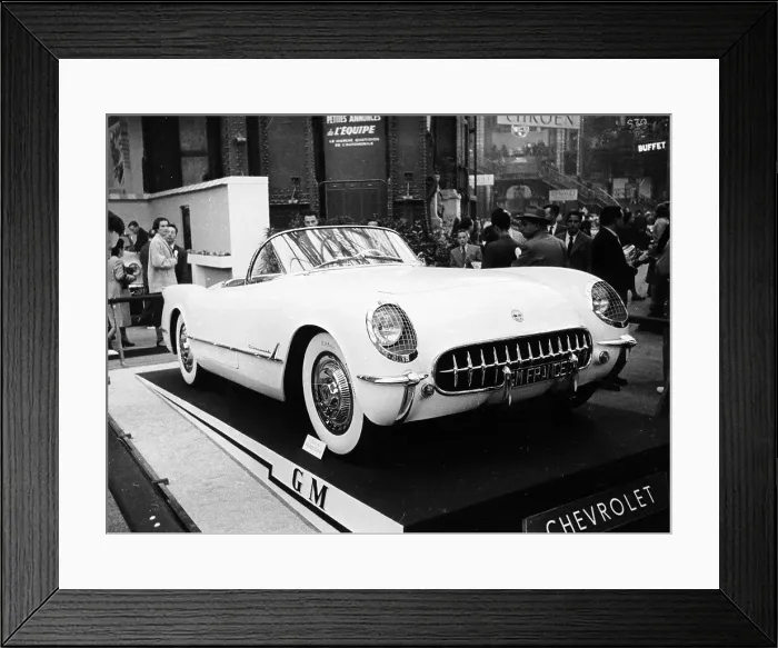 Framed Print : 1953 Chevrolet Corvette, (c1953?)