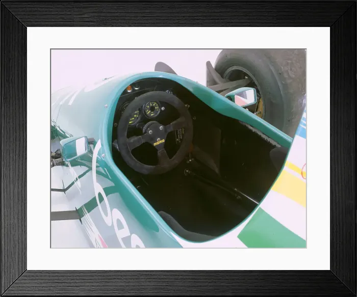 Framed Print : 1986 Benetton BMW B186 Framed Print : 1986 Benetton BMW B186