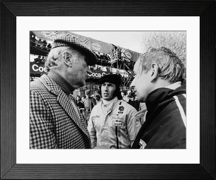 Framed Print : Jackie Stewart, early 1970s Framed Print : Jackie Stewart, early 1970s