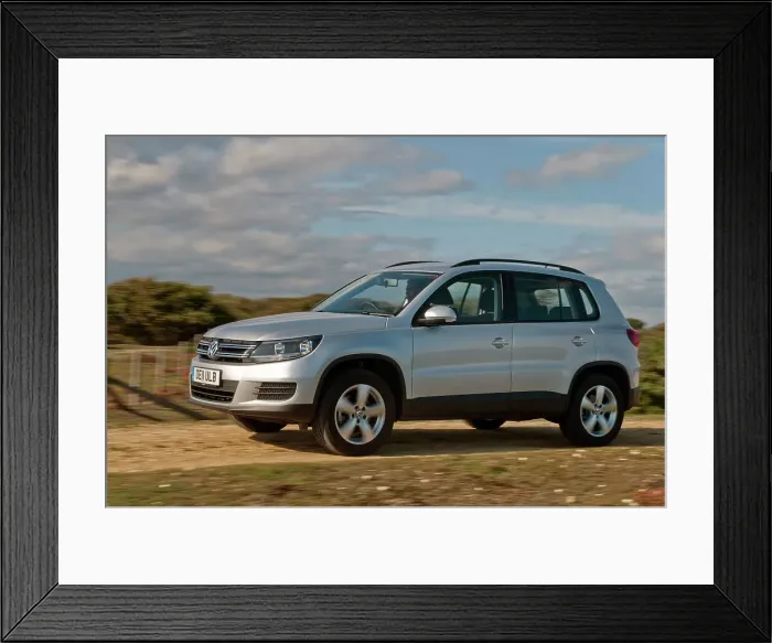 Framed Print : 2011 Volkswagen Tiguans 2.0 Tdi Framed Print : 2011 Volkswagen Tiguans 2.0 Tdi