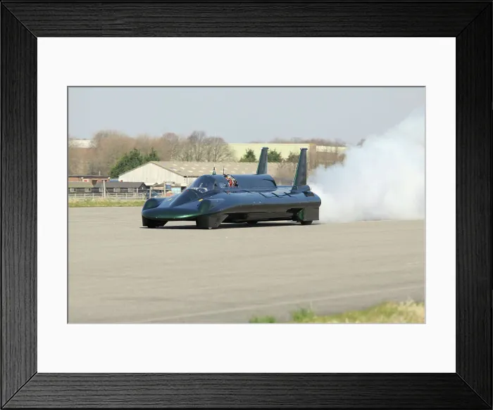 Framed Print : British Steam Car Challenge testing at Thorney Island