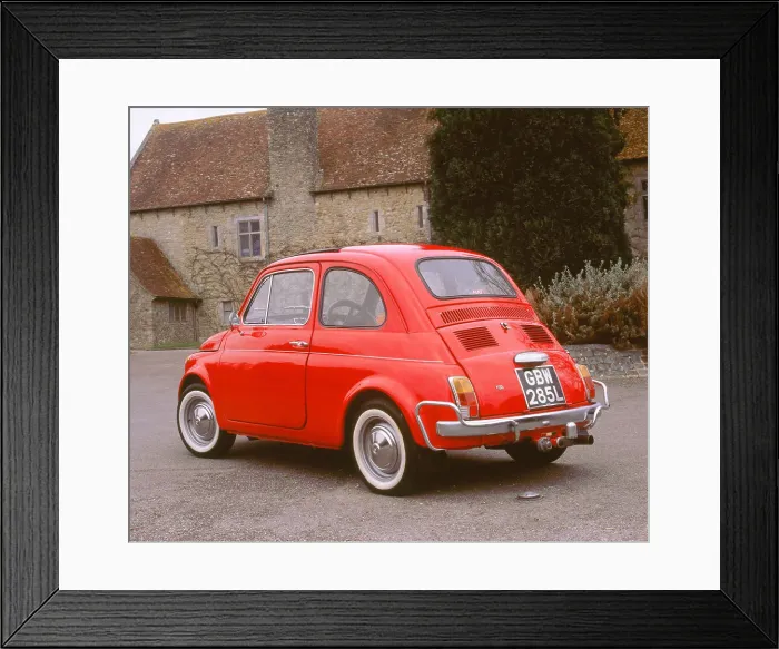 Framed Print : 1972 Fiat 500 Framed Print : 1972 Fiat 500