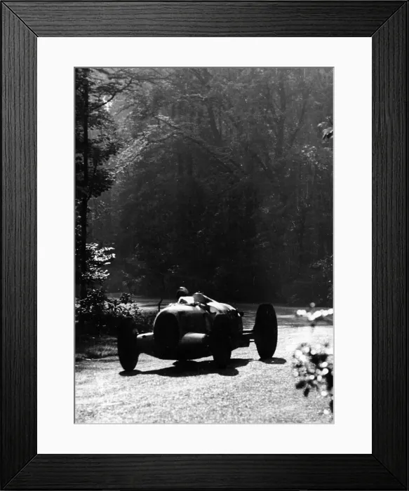Framed Print : Bernd Rosemeyer driving an Auto Union, Donington Grand Prix, 1937 Framed Print : Bernd Rosemeyer driving an Auto Union, Donington Grand Prix, 1937