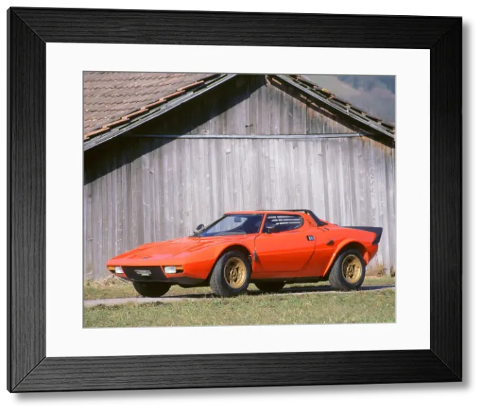 Framed Print : 1973 Lancia Stratos