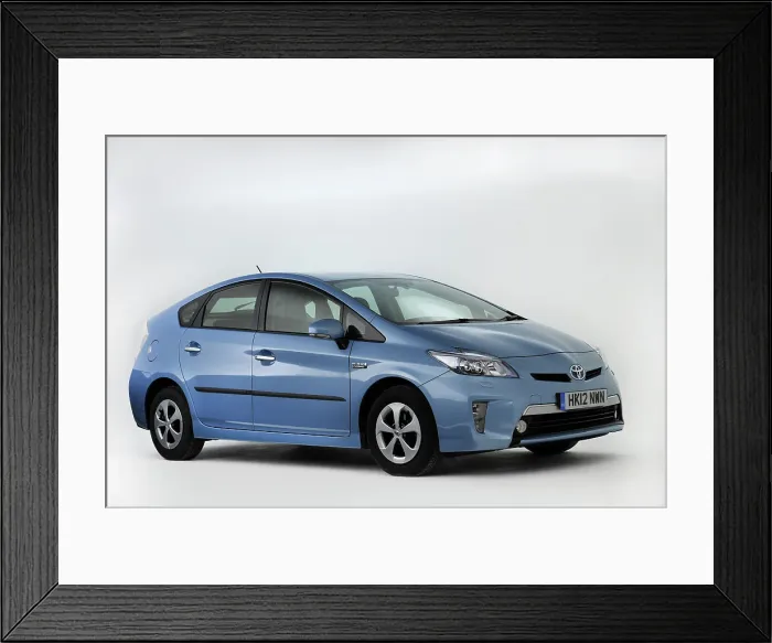 Framed Print : 2012 Toyota Prius Framed Print : 2012 Toyota Prius