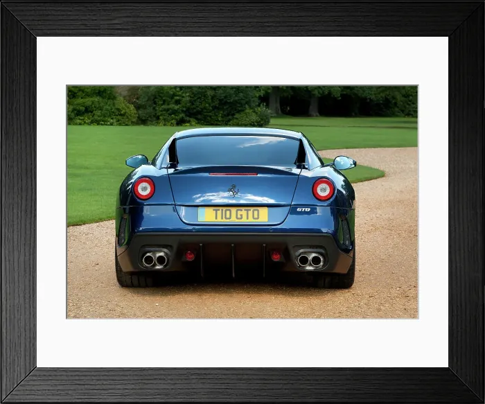 Framed Print : 2010 Ferrari 599 GTO Framed Print : 2010 Ferrari 599 GTO