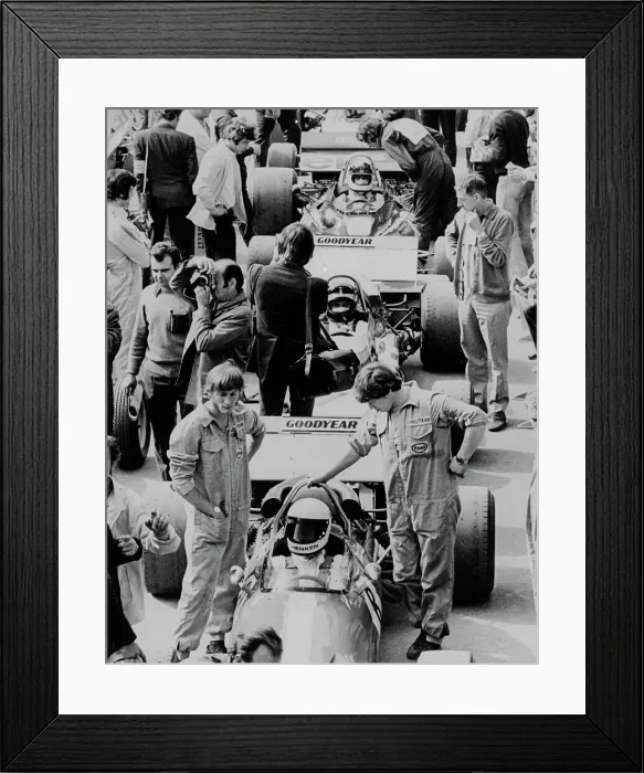 Framed Print : Starting Grid, British Grand Prix, Silverstone, Northamptonshire, 1971 Framed Print : Starting Grid, British Grand Prix, Silverstone, Northamptonshire, 1971