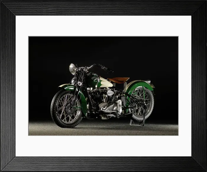 Framed Print : Crocker big tank V twin 1937. Artist: Simon Clay Framed Print : Crocker big tank V twin 1937. Artist: Simon Clay