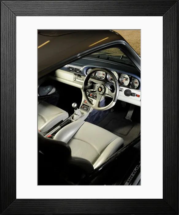 Framed Print : 2006 Porsche Gemballa 600 GTR. Artist: Simon Clay Framed Print : 2006 Porsche Gemballa 600 GTR. Artist: Simon Clay