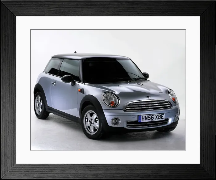 Framed Print : 2006 Mini Cooper