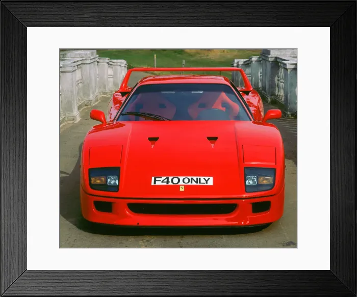 Framed Print : 1988 Ferrari F40 Framed Print : 1988 Ferrari F40