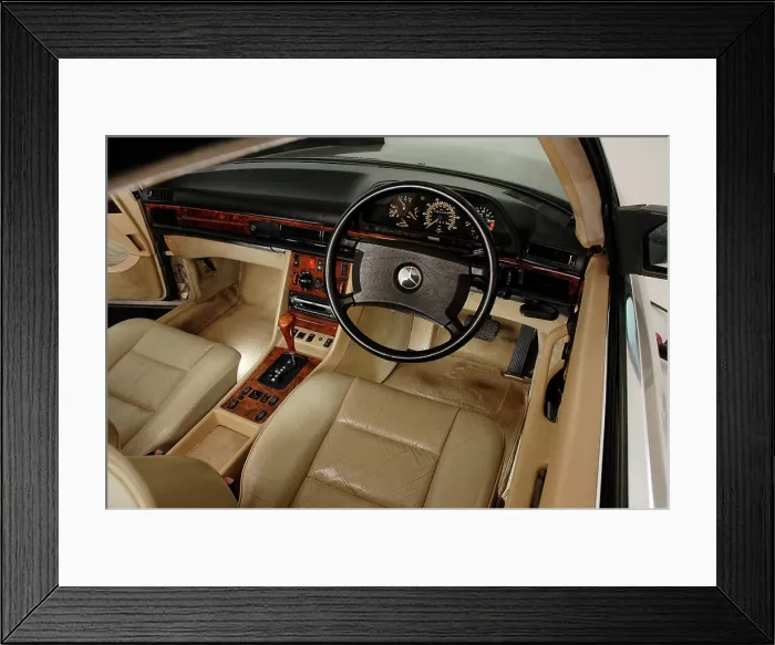 Framed Print : 1990 Mercedes Benz 560 SEC Framed Print : 1990 Mercedes Benz 560 SEC