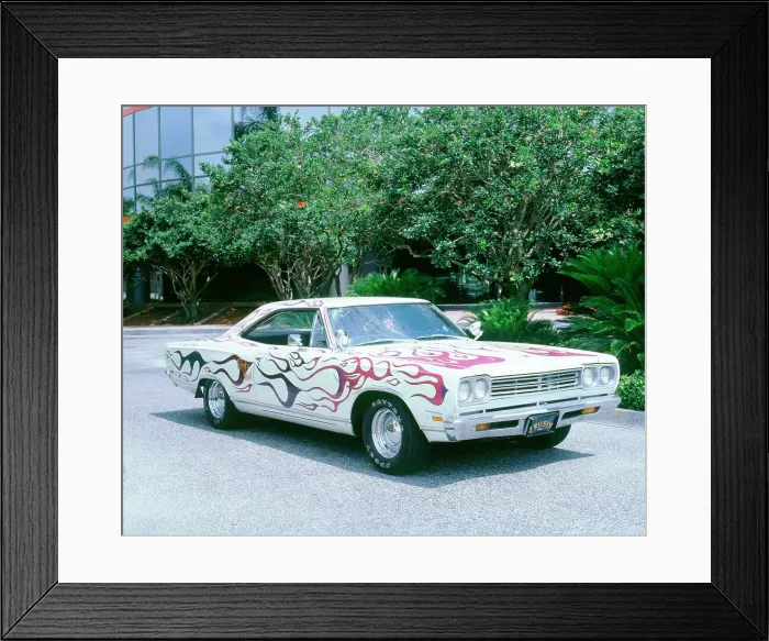 Framed Print : 1969 Plymouth customised sedan Framed Print : 1969 Plymouth customised sedan